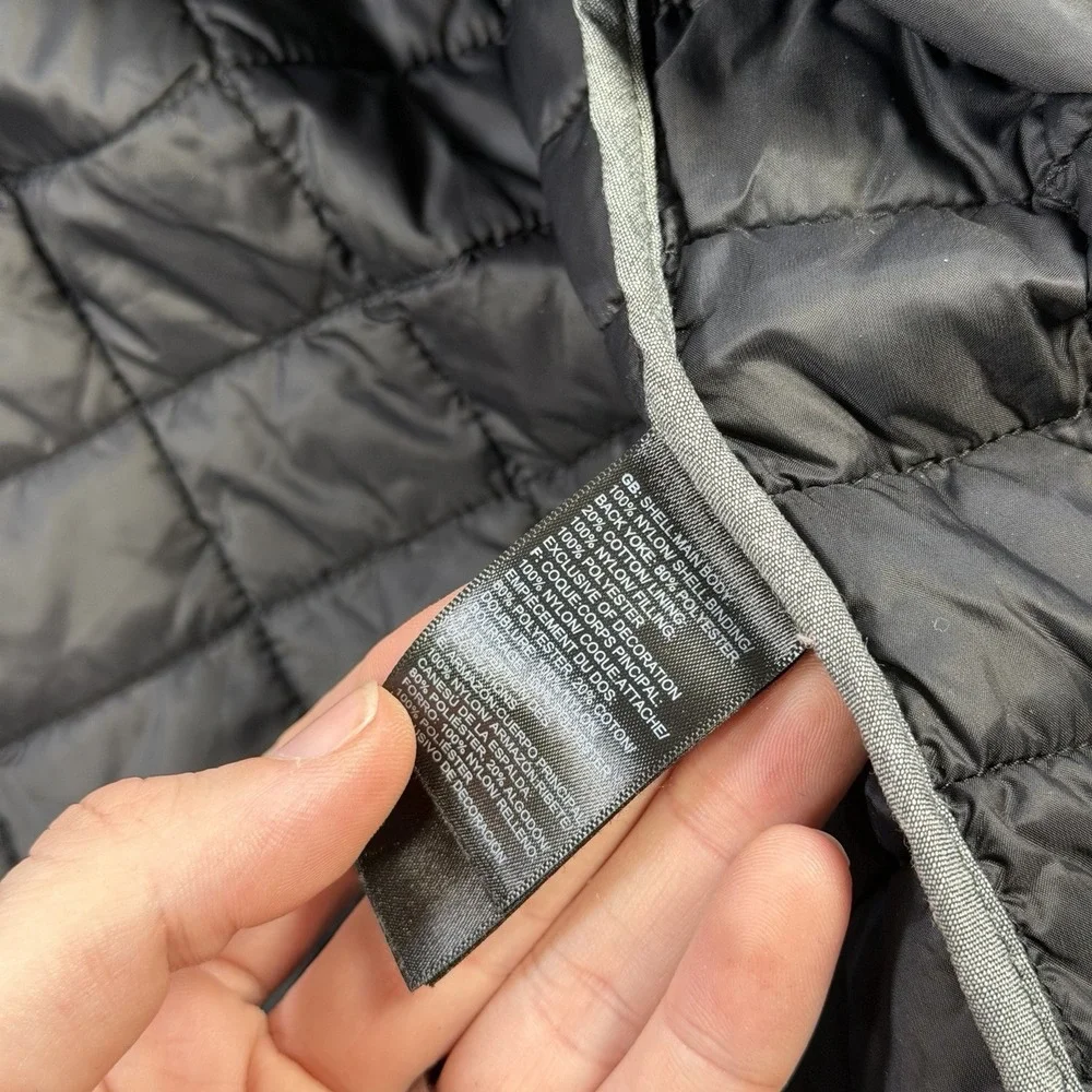 The North Face Jacket  Mens 2XL Black Thermoball Eco Snap Quilted Lined Toyota